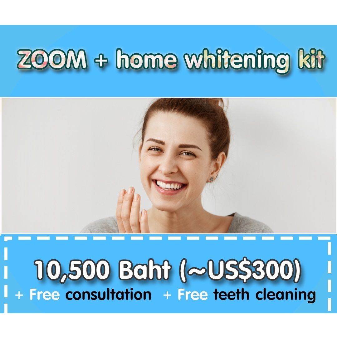 ZOOM + home whitening kit PS Central Pattaya Dental Center